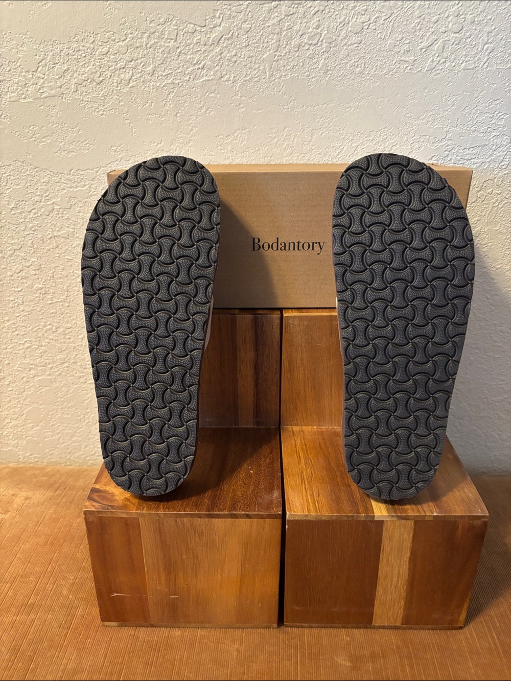 Women's Neutral Cork Slide Sandals - - Picture 2 of 4